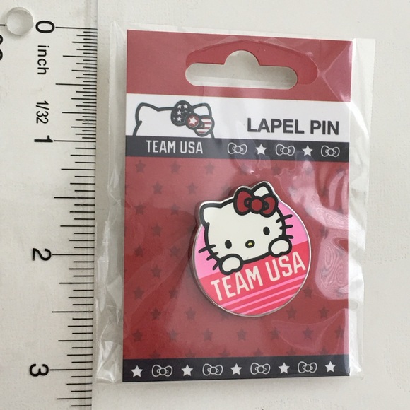 NIP Hello Kitty Team USA Lapel Pin Olympics Tokyo JAPAN 2020 Sanrio - Picture 2 of 5